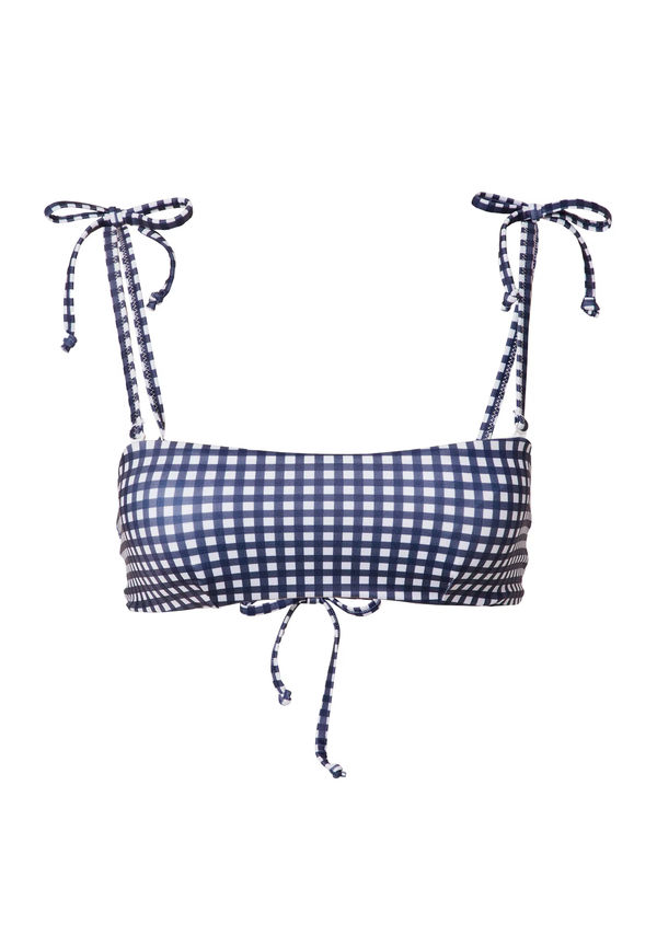 Hunkemöller Bikiniöverdel mörkblå / vit