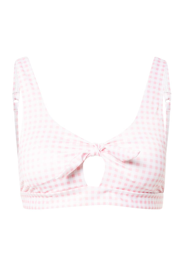 Hunkemöller Bikiniöverdel rosa / vit