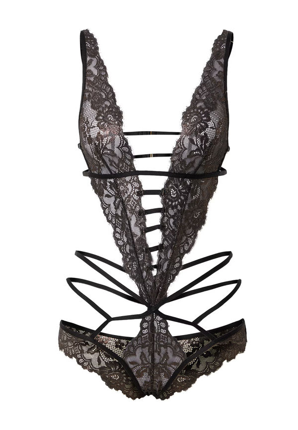 Hunkemöller Body 'Jessabel' brons / svart