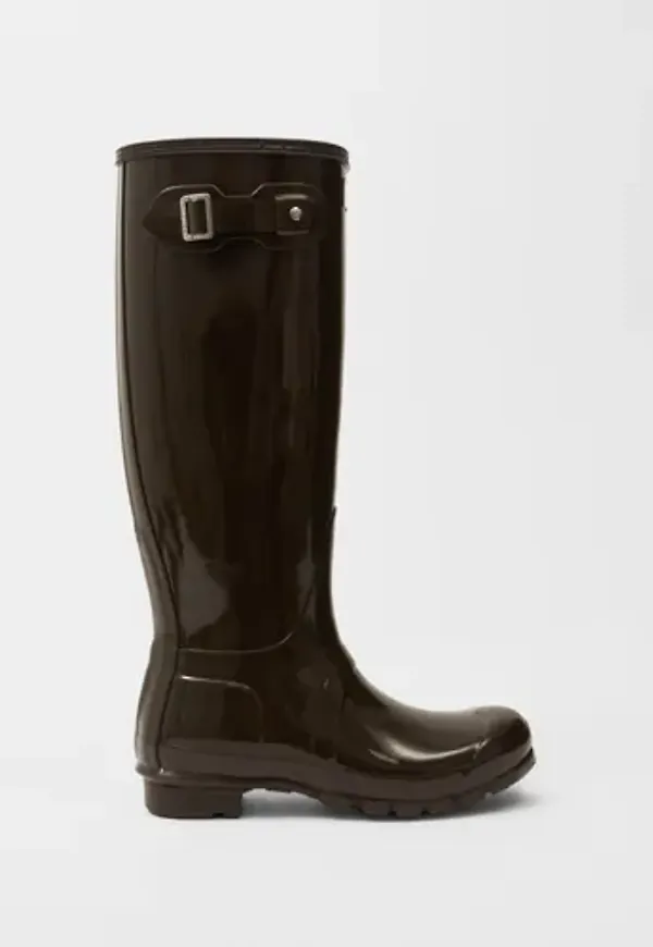 Hunter - Brun - Original Tall Gloss Boot
