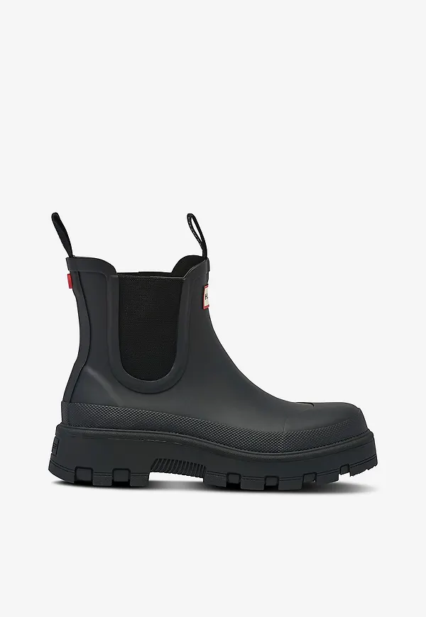 Hunter - Chelseaboots Unisex Elements Elastic - Svart