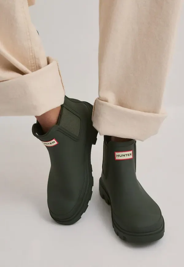 Hunter - Grön - Unisex Downpour Chelsea