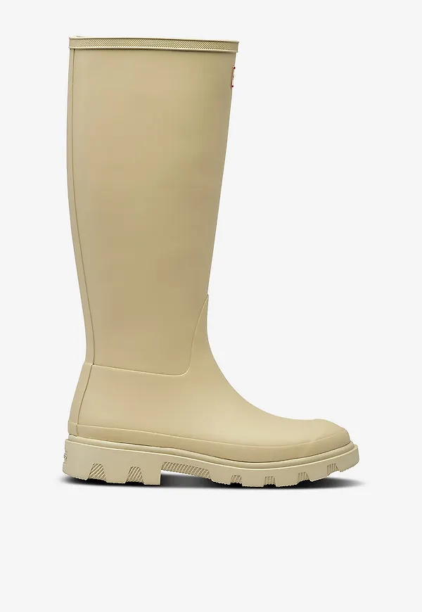 Hunter - Gummistövlar Unisex Downpour Tall Boot - Beige