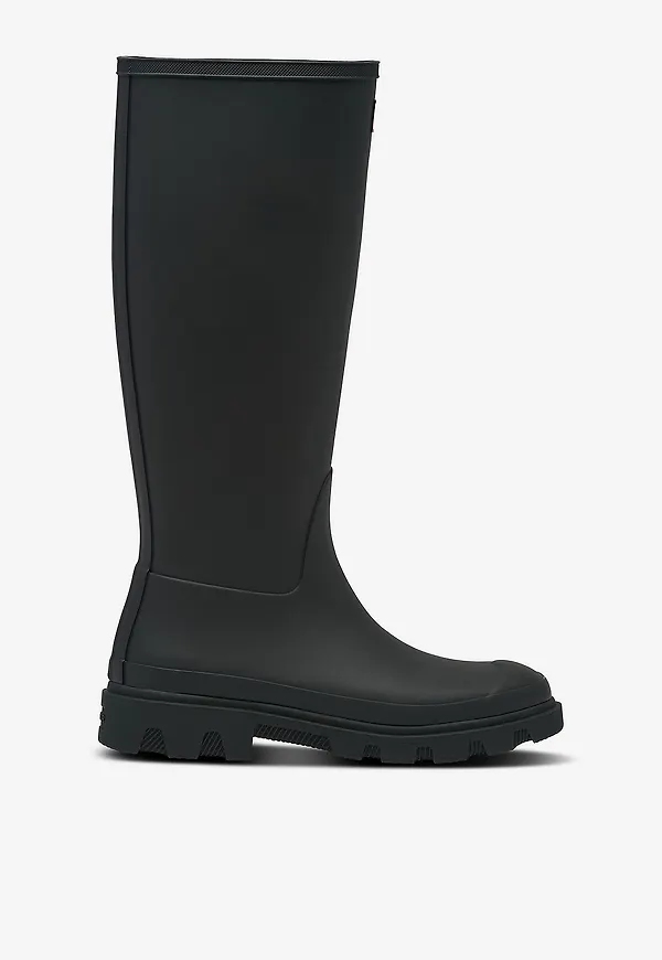 Hunter - Gummistövlar Unisex Downpour Tall Boot - Svart