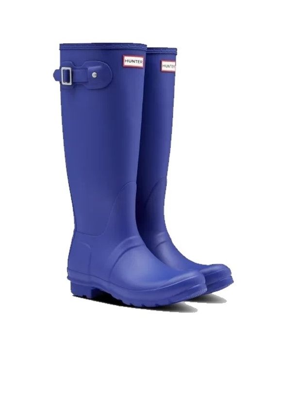 Hunter Original Tall Wellington Boots Blå, Dam