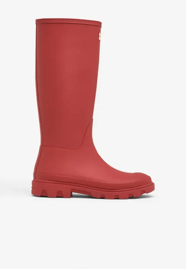 Hunter - Röd - Unisex Downpour Tall Boot