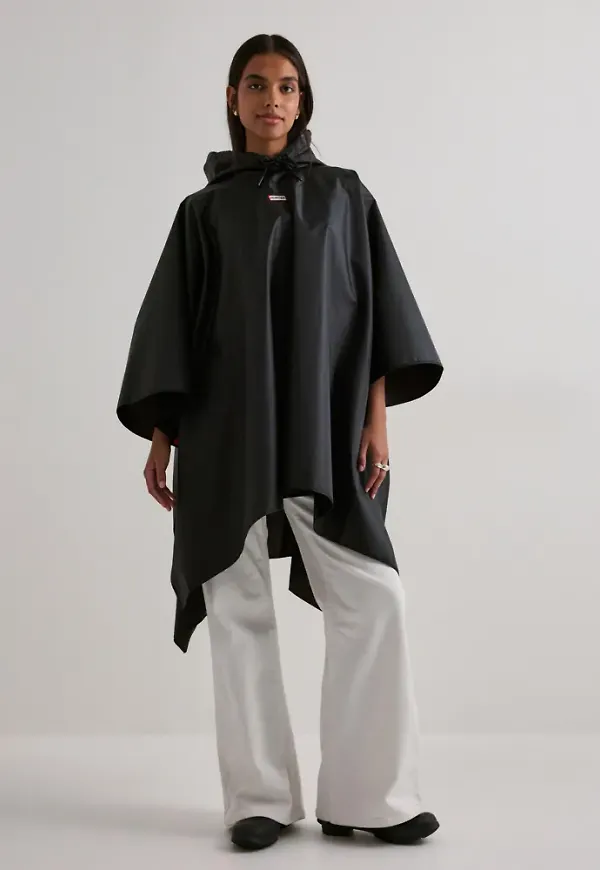 Hunter - Svart - Hunter Packable Poncho