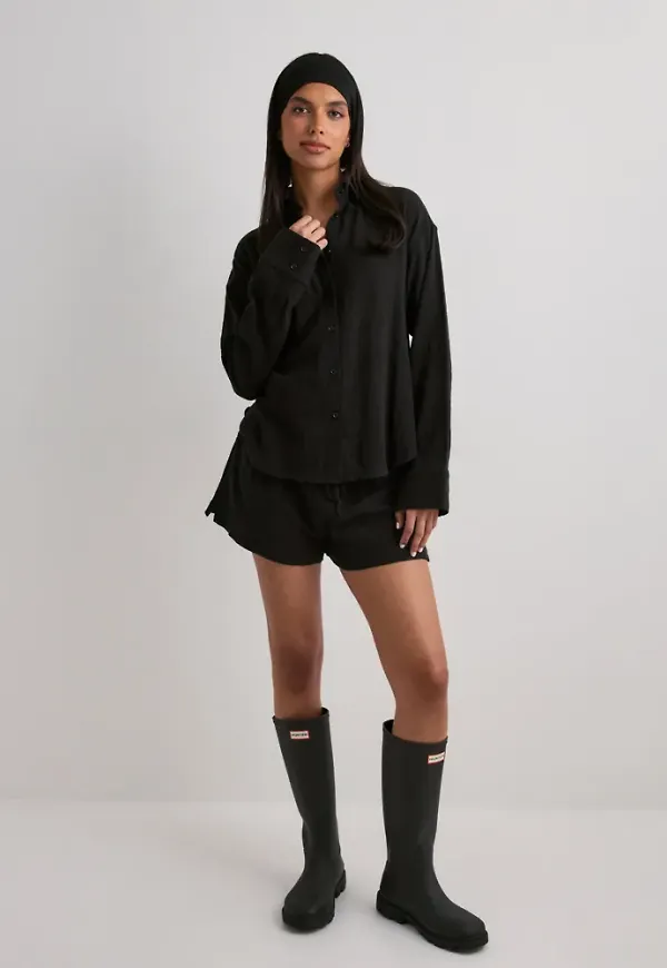 Hunter - Svart - Unisex Downpour Tall Boot
