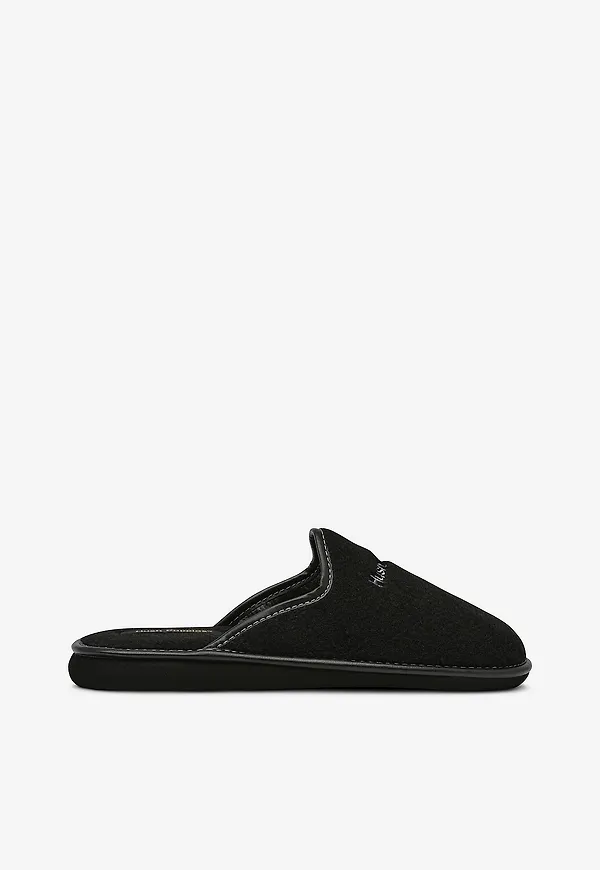 Hush Puppies - Innetofflor Manuel - Svart