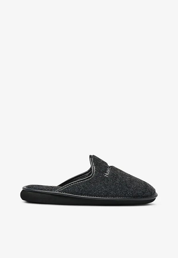 Hush Puppies - Innetofflor Manuel - Svart