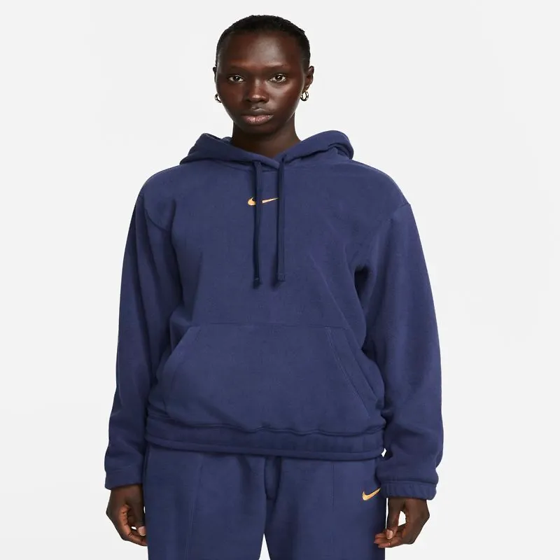 Huvtröja i oversize-modell Nike Sportswear för kvinnor - Blå