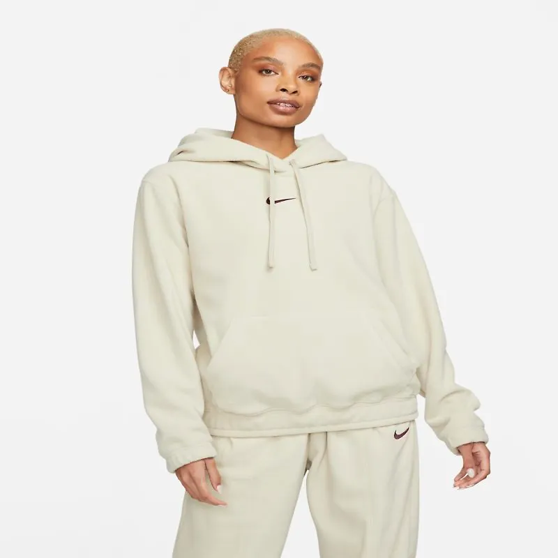 Huvtröja i oversize-modell Nike Sportswear för kvinnor - Brun