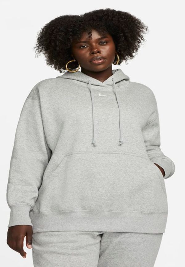 Huvtröja i oversize-modell Nike Sportswear Phoenix Fleece för kvinnor - Grå