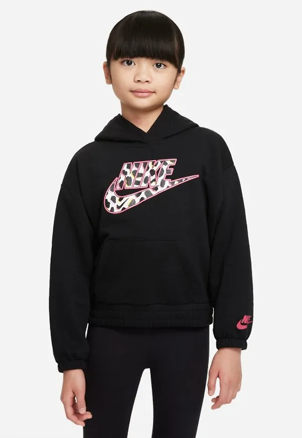 Huvtröja Nike för barn - Svart