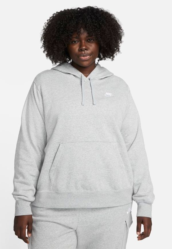Huvtröja Nike Sportswear Club Fleece för kvinnor - Grå
