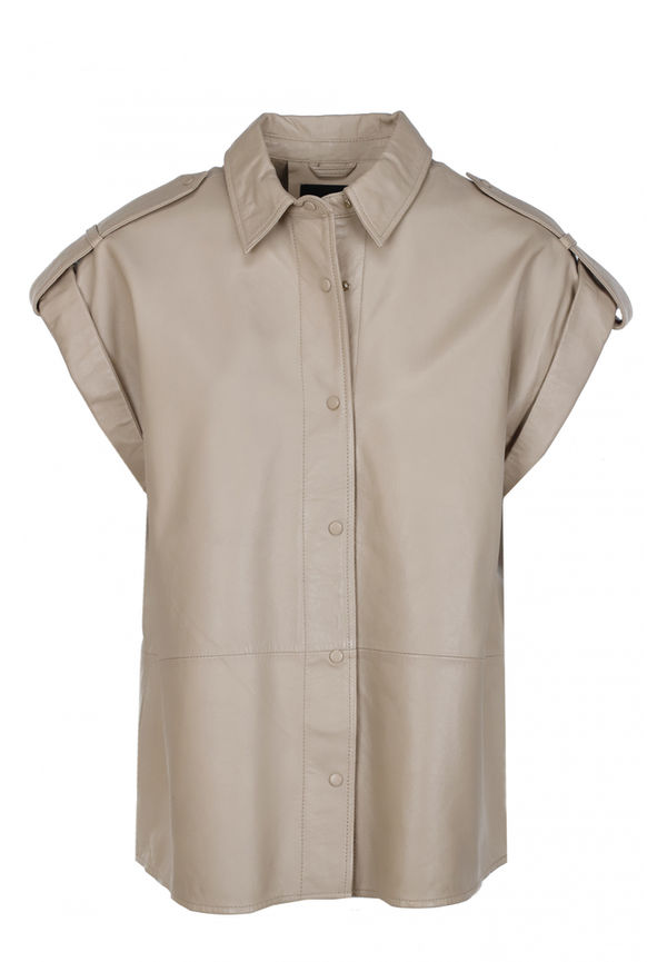 Ibana - Skjortor - Beige - Dam - Storlek: S,Xs