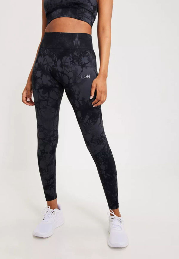 ICANIWILL - Träningstights - Dark Blue - Define Seamless Tie Dye Tights - Träningskläder - Training Tights