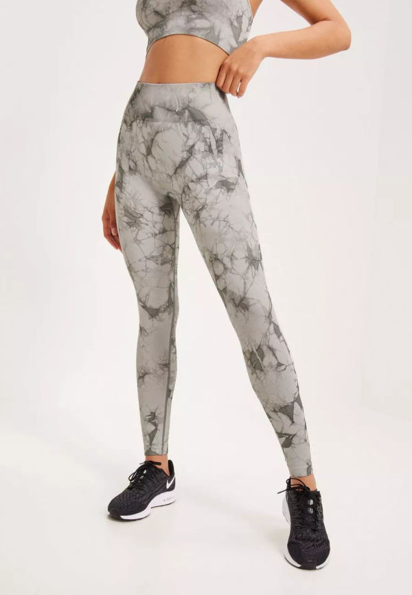 ICANIWILL - Träningstights - Grey - Define Seamless Tie Dye Tights - Träningskläder - Training Tights