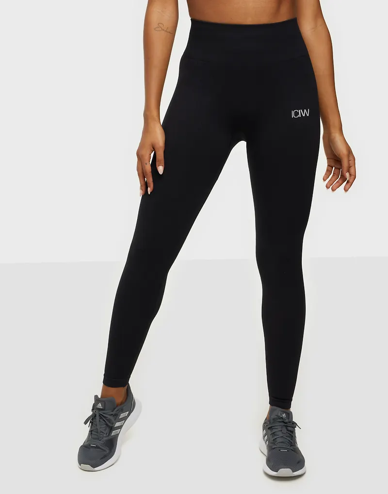 ICANIWILL - Svart - Define Ribbed Tights