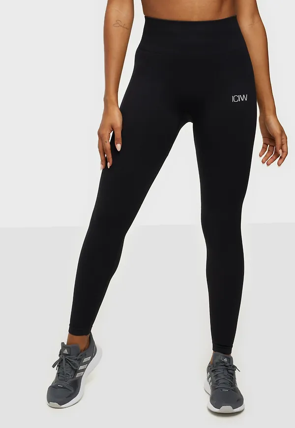 ICANIWILL - Svart - Define Ribbed Tights