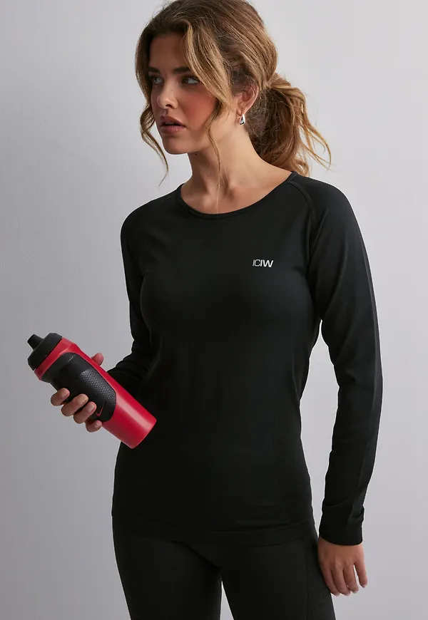 ICANIWILL - Svart - Everyday Seamless LS