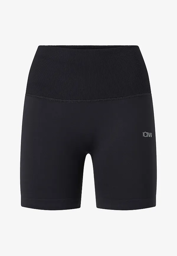 ICANIWILL - Cykelbyxor Define Seamless Pocket Shorts W - Svart