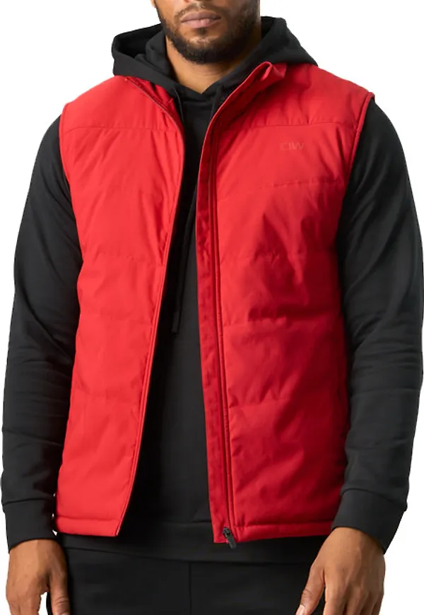 ICANIWILL Men's Training Club Vest Red