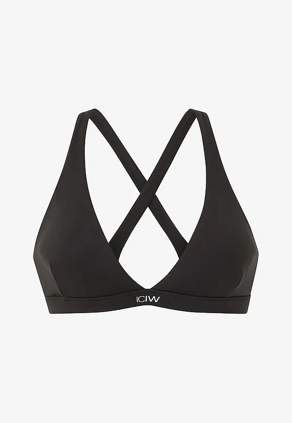 ICANIWILL - Sport-bh Luxe V-neck Sports Bra W - Svart