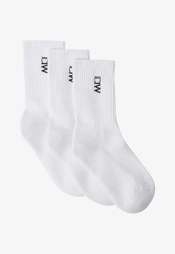 ICANIWILL - Träningsstrumpor Training Socks 3-pack - Vit