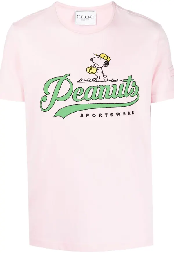 Iceberg t-shirt med grafiskt tryck - Rosa