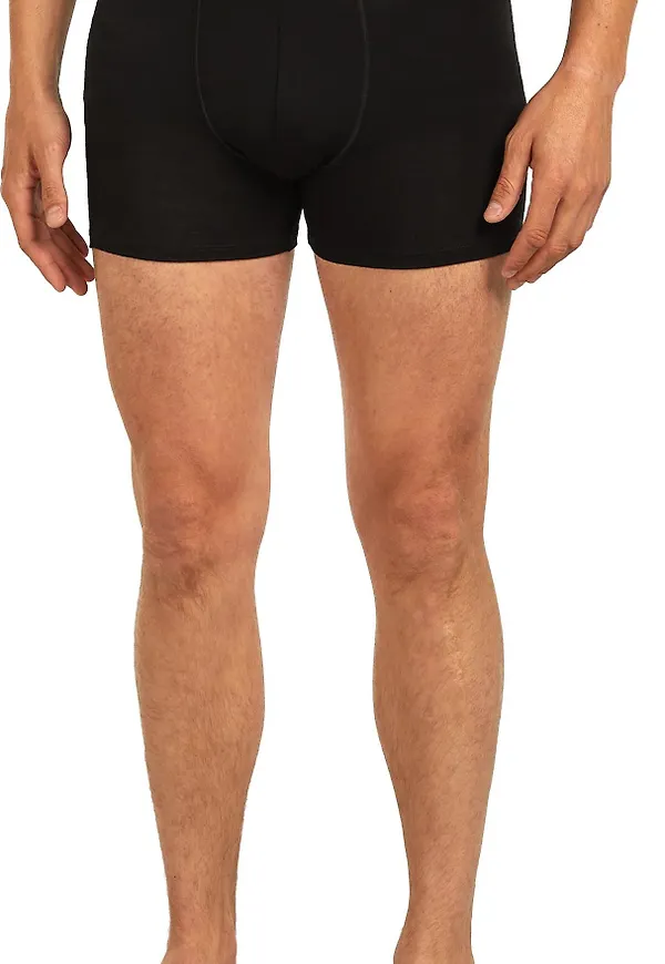 Icebreaker Men's Anatomica Boxers BLACK