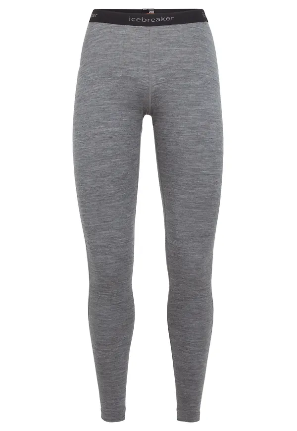 Icebreaker Women's 200 Oasis Leggings Gritstone Heather