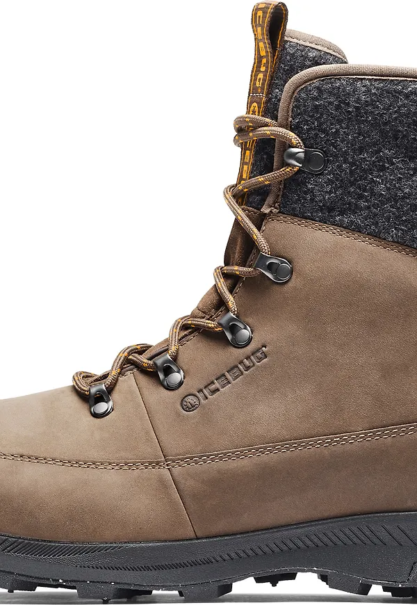 Icebug Unisex Adak ReWool BUGrip Coffee/Grey