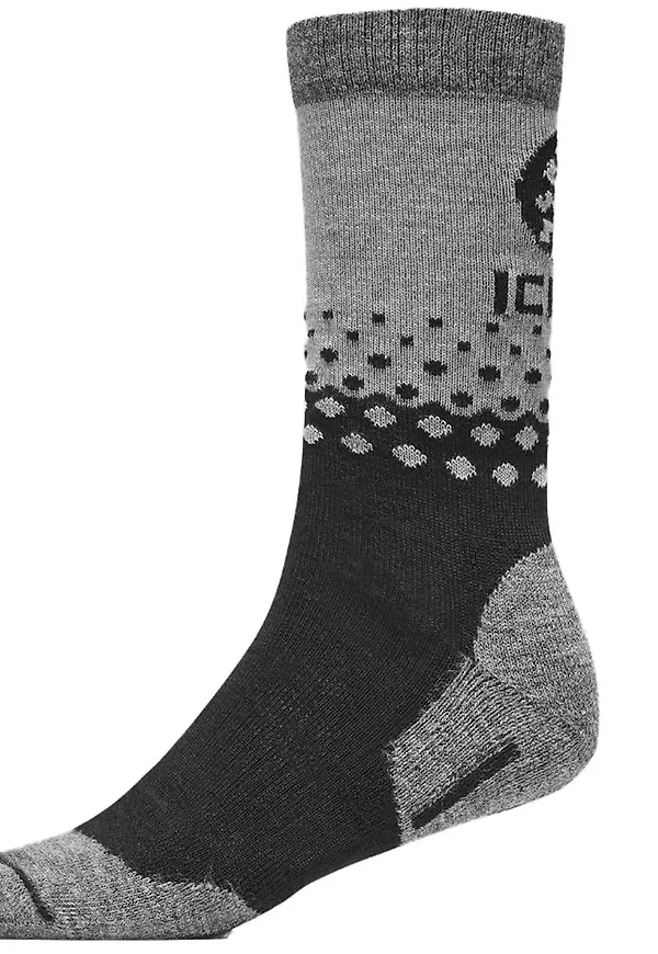 Icebug Warm Wool Sock Black/Grey