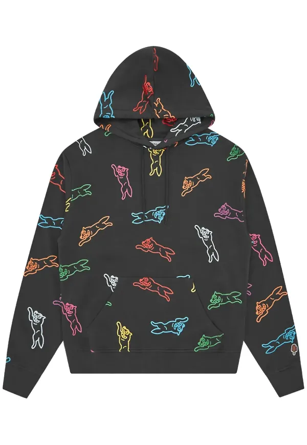 ICECREAM Running Dog hoodie med grafiskt tryck - Svart