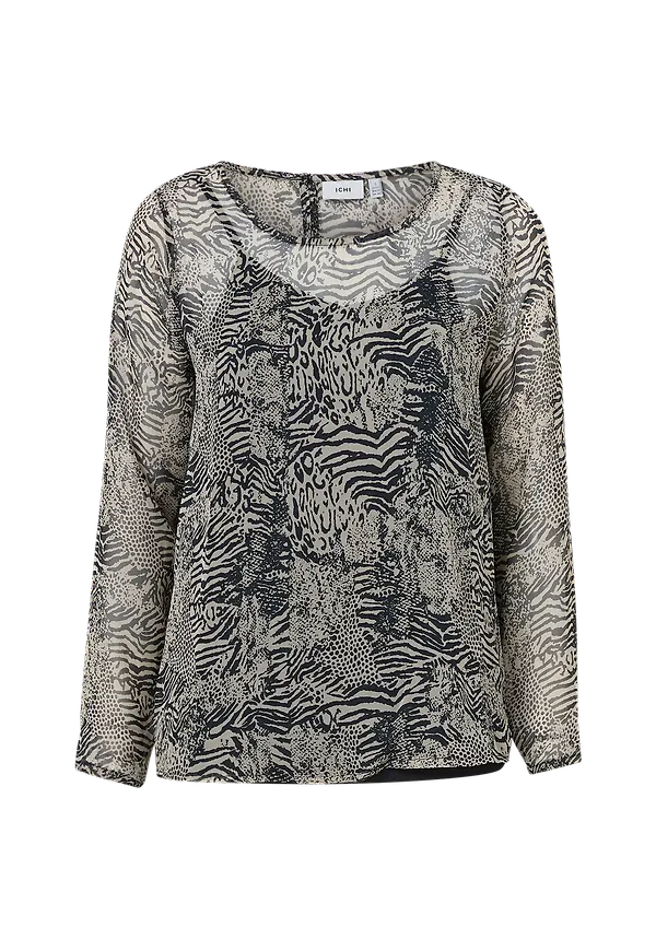 ICHI - Blus ihAssip LS - Natur