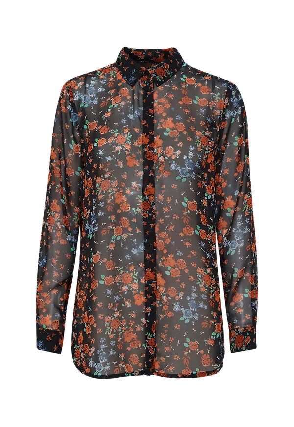ICHI - Blus ihChiffy Sh5 - Svart - 42