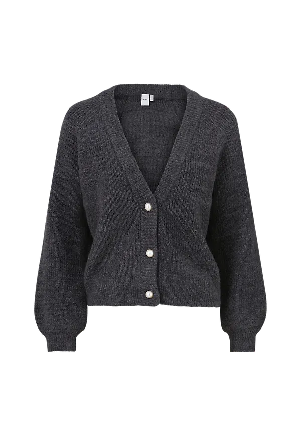 ICHI - Cardigan ihMarin Ca - Svart