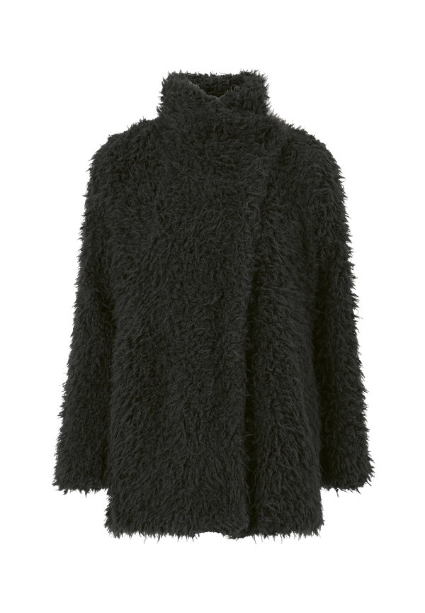 ICHI - Fuskpäls ihTito JA4 Jacket - Brun