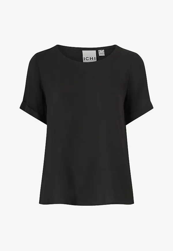 ICHI - Blus ihVera Ss25 - Svart