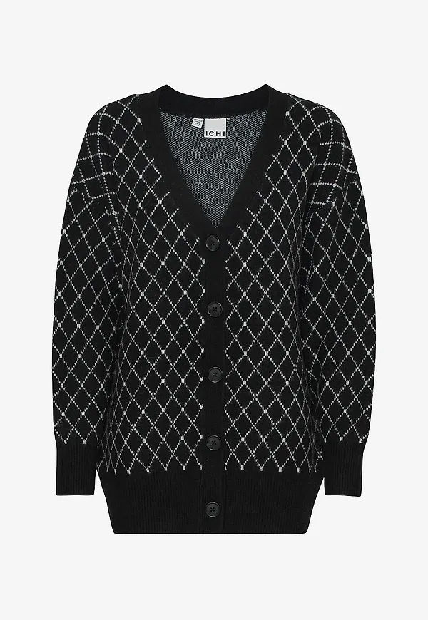 ICHI - Cardigan ihAlvino CA - Svart