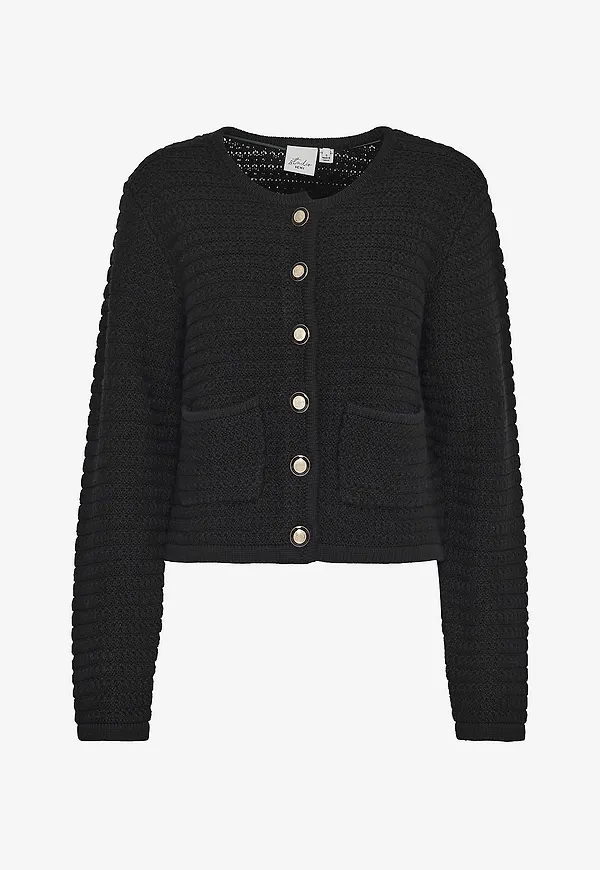 ICHI - Cardigan ihBeccas CA - Svart