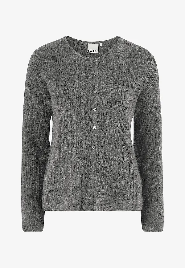 ICHI - Cardigan IhkAmara Ca13 - Grå