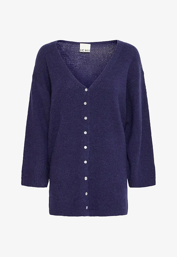 ICHI - Cardigan ihkAmara Ca14 - Blå