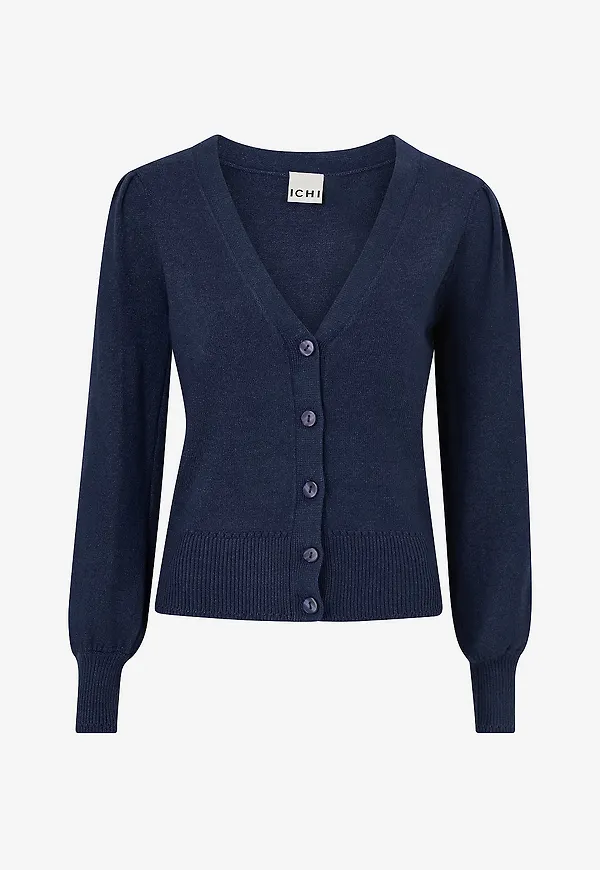 ICHI - Cardigan ihSella CA4 - Blå
