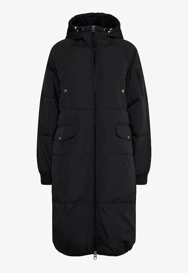 ICHI - Dunkappa ihBunala Down Jacket - Svart