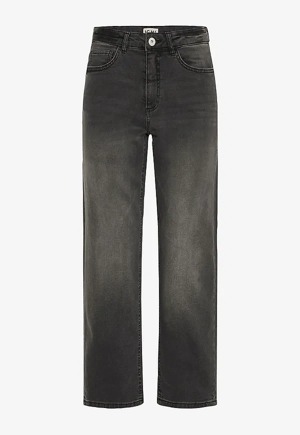 ICHI - Jeans ihTwiggy Raven - Grå