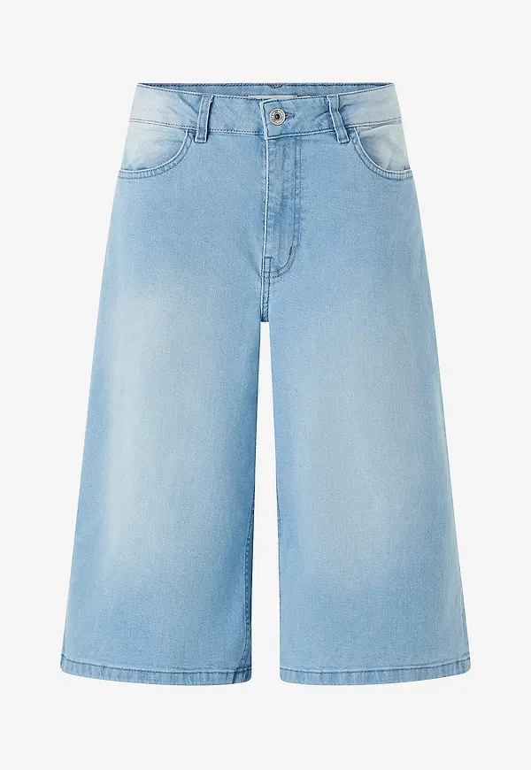 ICHI - Jeansshorts ihCally Sho - Blå