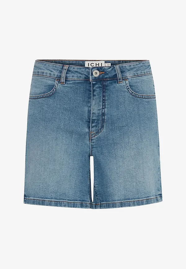 ICHI - Jeansshorts ihTwiggy Sho4 - Blå