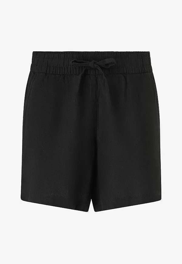 ICHI - Linneshorts ihLinno Sho - Svart